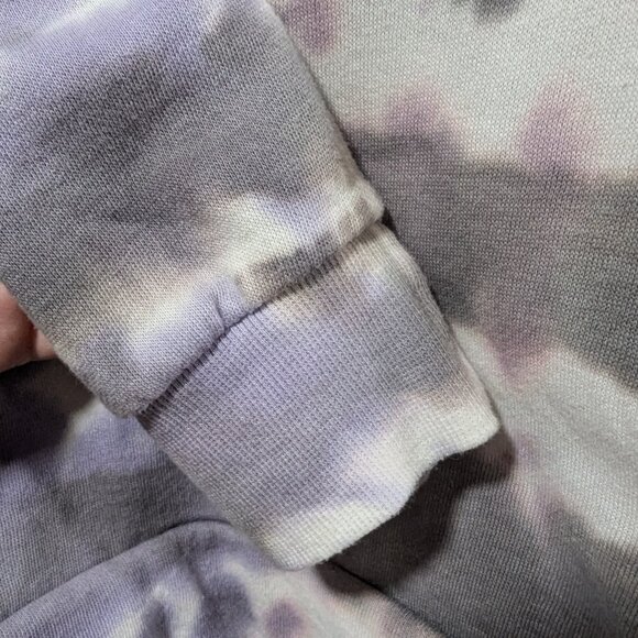 The Sweatshirt Project Long Sleeve Tie Dye Round Neck Bottom Tie Sweater Sz M - Picture 7 of 7